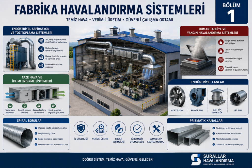 Fabrika Havalandırma Sistemleri Bölüm 1